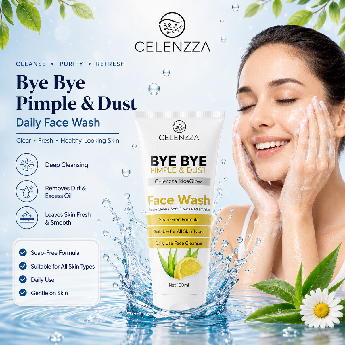 Bye Bye Pimple & Dust Face Wash